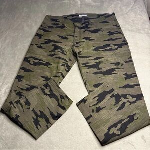 Men's Blue Delta Camo Slim Fit Chinos - Olive/Black